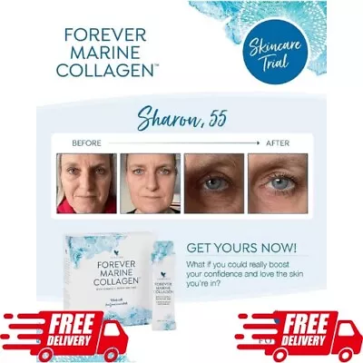 Forever Living Marine Collagen Youthful Skin & Vitality Boost 30pcs/box • $62