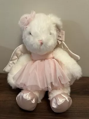 NWT Victoria Secret Pink Ballerina Angel Wings GUND Teddy Bear Stuffed Plush • $35