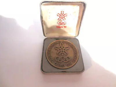 $93.46 • Buy XV Olympic Winter Games Calgary 1988 Participation Medal