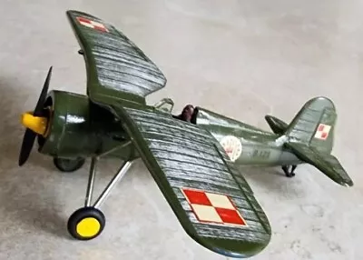 WW2 PLZ P.11 Polish Fighter Plane Model   Built - Vintage-  • $28.99