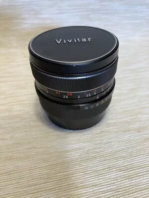 Vivitar 28mm F/2.8 Interchangeable T Mount Auto Wide-Angle Lens Vintage 1970 • $10.99