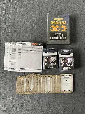 Warhammer 40k Tyranid Battle Cards X2 Packs And Apocalypse Data Cards • £15