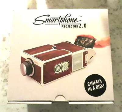 NEW NIB SMARTPHONE PROJECTOR 2.0 LUCKIES Of LONDON MOBILE PHONE HOME CINEMA • $25.95