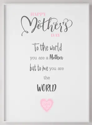 Mothers Day Gift Present Poem Keepsake Mom Mum Grandma Nan Poster Print A4 PR18 • £4.25