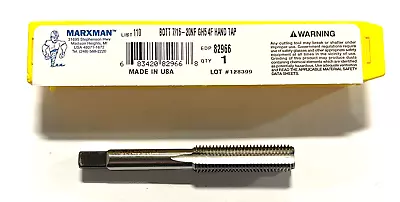 Marxman 7/16-20 HSS Hand Tap GH5 4 Flute Bottoming Tap USA Made 82966 • $13.99