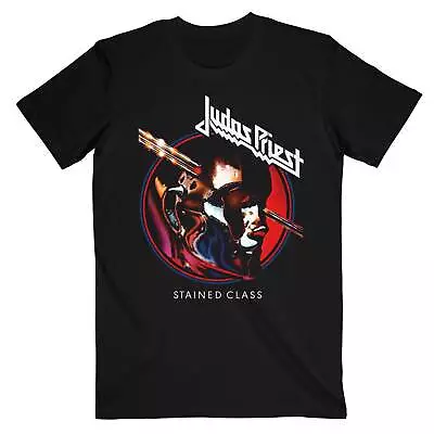 Judas Priest Stained Class Album Circle Official Tee T-Shirt Mens Unisex • $44.77