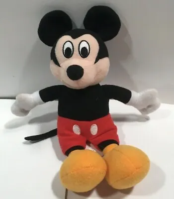 Disney Mickey Mouse Plush Toy 2016 Stuffed Animal 8  Store Authentic  • $10.36