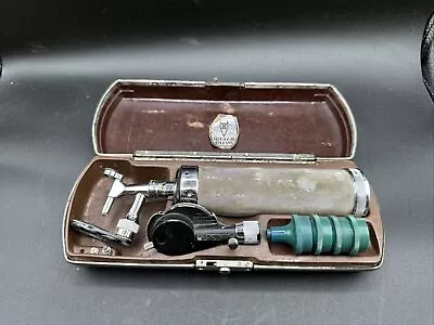 Vintage Welch Allyn Otoscope Ophthalmoscope Diagnostic Set Bakelite Case • $67