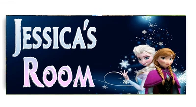 £5.99 • Buy Frozen Princess XL Personalised Children's Door Plaque Free UK P&p Great Gift