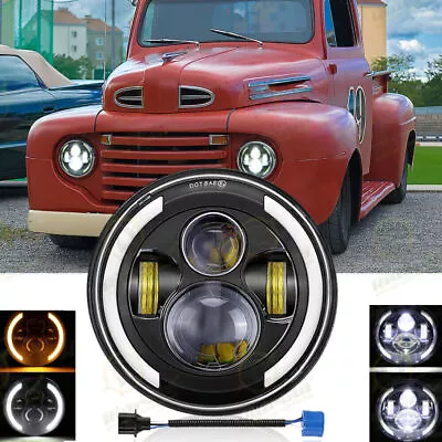 1X 7  LED Headlight DRL Light For Truck 4x4 Off-road Vehicle CAR 6500K 24000LM   • $23.74