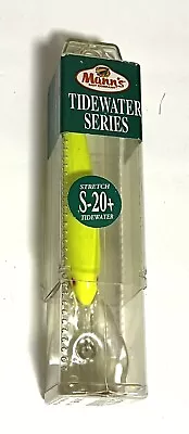 MANN'S S-20+ Tidewater Series Splatter Holo Yellow Made In America • $19.99