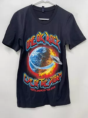 One Ok Rock Men's S Eye Of The Storm Tour 2019 T-Shirt Black Unisex Graphic Tee • $19.95