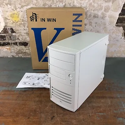 Beige In Win Micro-ATX Computer Case Shell For Sleeper Build NOS New In Box • $99.95