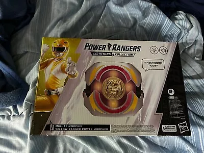 Power Rangers Lightning Collection Mighty Morphin Yellow Ranger Power Morpher • $39.99