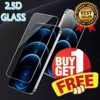 Screen Protector For IPhone 5/6/7/8/X/11/12/13/14 PRO MAX SE Tempered Glass • £0.99