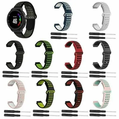 Silicone Watch Band For Garmin Forerunner 220 630 620 735 Approach S20 S6 Strap • $11.82