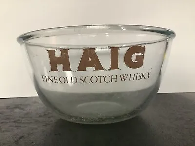 £5.50 • Buy HAIG Fine Old Scotch Whisky Pyrex Glass Bowl 16 Cm Advertising Promotional