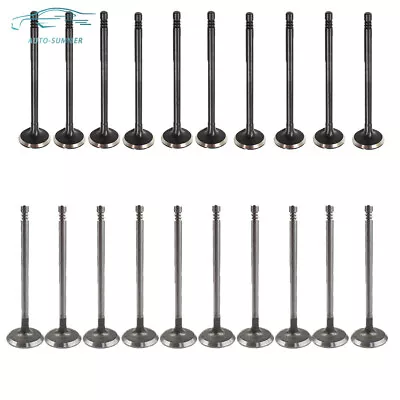 Intake Exhaust Valves 20PCS For Volvo XC60 S60 V60 S40 2.4L 2.5L 2000-2016 • $31.99