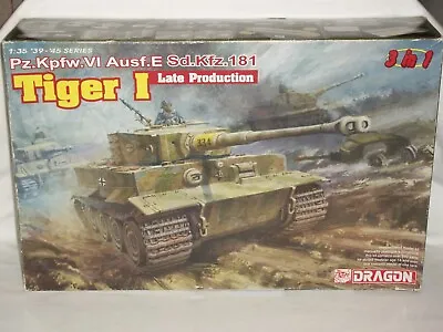 Dragon 1/35 Scale Tiger I Late Production Pz.Kpfw.VI Ausf.E • $50