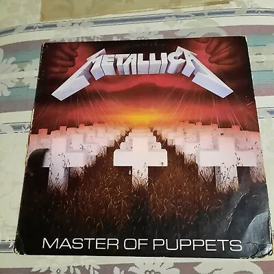 METALLICA Master Of Puppets VINYL LP ORIGINAL 1986 Columbia House Edition • $150