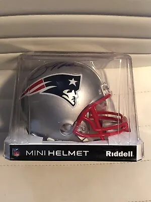 $15.50 • Buy Julian Edelman Signed Mini Helmet New England Patriots  Steiner COA, Brand New