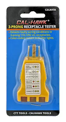 $7.88 • Buy Outlet Receptacle Plug Tester Faulty Electrical Wire Circuit Finder