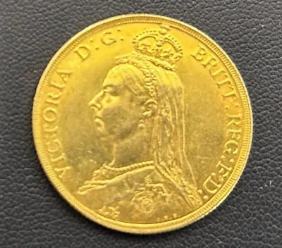 Rare Queen Victoria Sovereign 22ct Solid Gold £2 Coin 16g Great Condition • £1500