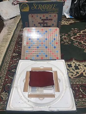 Vintage  Scrabble Deluxe Edition  Game By Selchow & Righter 1982 Edition #71 • $25