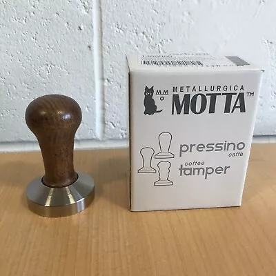 Motta 58mm Brown Wood Tamper - Gaggia Classic Rancilio Silva E61 Group - Italy • £21.61