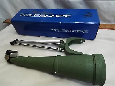 Vintage Herter's Green Spotting Scope Spyglass Telescope W/Box Japan 30 X 60mm • $159.99