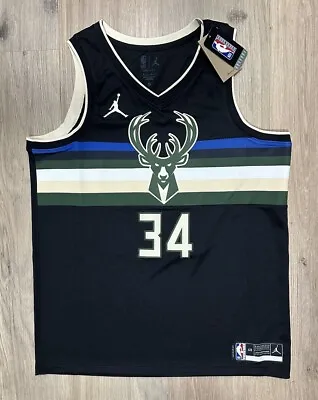 Nike Giannis Antetokounmpo Milwaukee Bucks Statement Swingman Jersey Large • $94.99