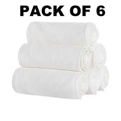 6x Premium Quality Soft Baby Terry Towelling Nappies 100% Cotton 60x60xm • £10.49