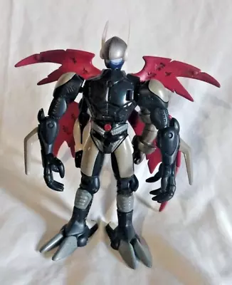 Vintage 2001 DIGIMON Digivolving Cyberdramon Justimon Action Figure 90% Complete • $25