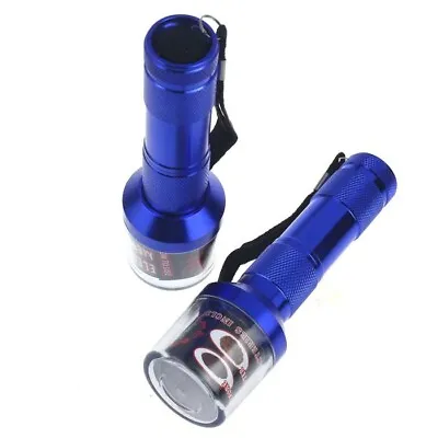 Electric Herb Grinder 🌱 Handheld Aluminum Metal Tobacco Grinder - Blue • $7.99