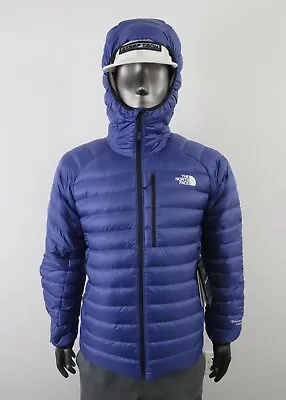 Mens The North Face Summit Down (L3) Breithorn Hooded Insulated Jacket Cave Blue • $299.95