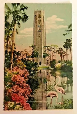 E. G. Barnhil Unposted Postcard  Bok Singing Tower  Mountain Lake Florida • $14.95