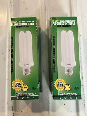 2- Designers Edge L-765 Fluorescent Bulb 65 Watt With Mogul Base • $20