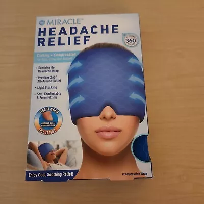 Miracle Headache Relief Compression Wrap New Blue • $21