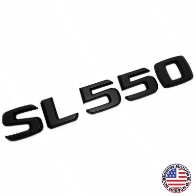 01-14 SL 550 AMG Letter Emblem Trunk Logo Nameplate Badge Decorate Sport Black • $15.99