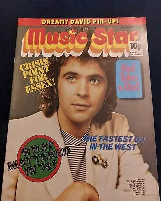 Rare MUSIC STAR Magazine 4th JANUARY 1975 Essex 10cc Mud Rod Alvin Seekers Noel • £15
