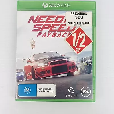 Need For Speed Payback Microsoft Xbox One • $13