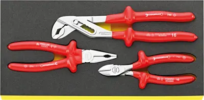Stahlwille 96830039 Red 6501/6551/6600 VDE  Pliers Set TCS  • £138.06
