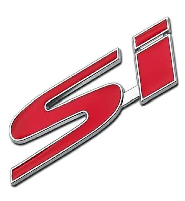 For Si Civic/eg/ep3/bb Metal Bumper Trunk Grill Emblem Decal Sticker Badge Red • $9.02