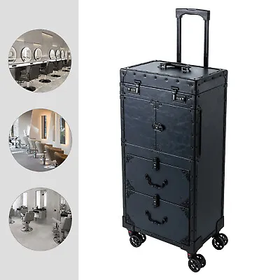 Professional Rolling Makeup Artist Case Makeup Trolley Travel Cosmetic Case USA • $229