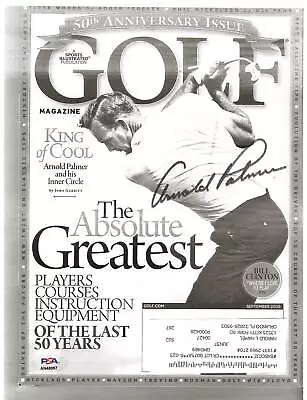 Arnold Palmer Signed 8 1/2 X 11 Photo Autograph PSA/DNA AN48097 • $79