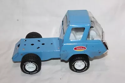 Vintage 1970s Tonka Toy Truck Semi Cab - 8  Blue Pressed Steel • $25.99