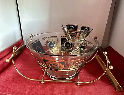 Vintage Gold Crown Chip/dip Bowl Set Extremely Rare  • $60