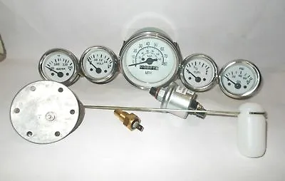 Gauges Kit- 85 Mm Speedometer-Elec Temp Oil -Fuel  Volt - Senders  Sending Unit • $73.47