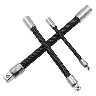Flexible Socket Extension Bars Shaft Set 1/2  1/4  3/8  Adaptor Ratchet Wrench • $8.36