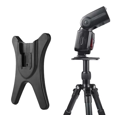 Black Hot Shoe Flash Lights Stand Flashgun Base Holder For Nikon Speedlite Canon • £3.56